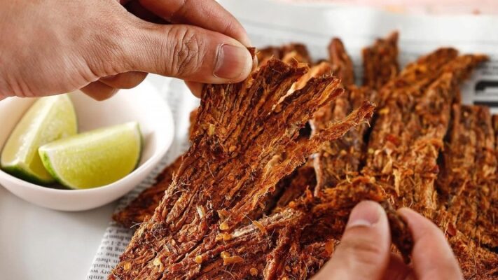 Khô Bò miếng Xé sợi