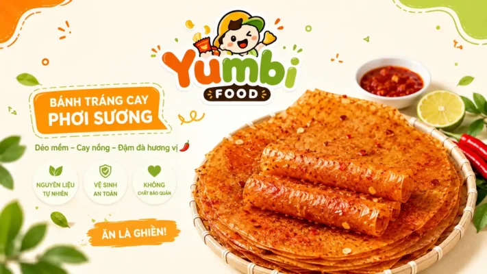bánh tráng cay phơi sương