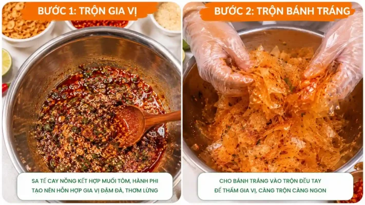bánh tráng cay phơi sương
