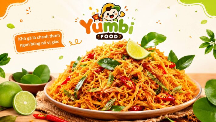 Khô gà lá chanh vị ngon khó cưỡng